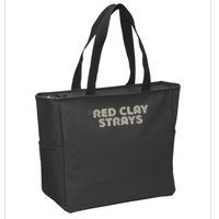 Red Clay Strays Retro Quote Style Zip Tote Bag