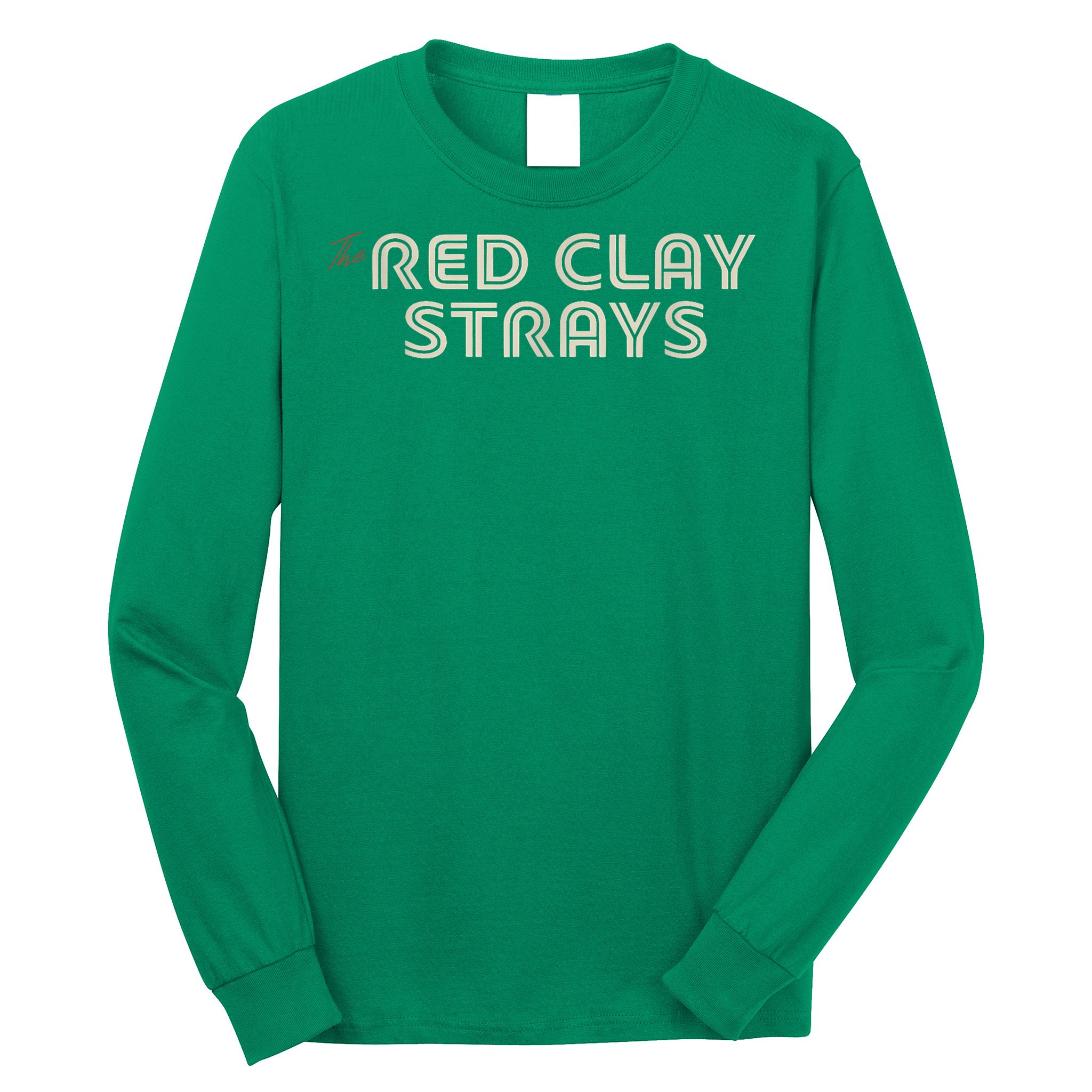 Red Clay Strays Retro Quote Style Long Sleeve Shirt