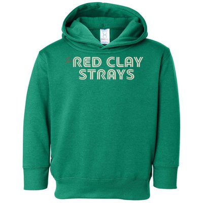 Red Clay Strays Retro Quote Style Toddler Hoodie