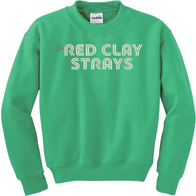 Red Clay Strays Retro Quote Style Kids Sweatshirt