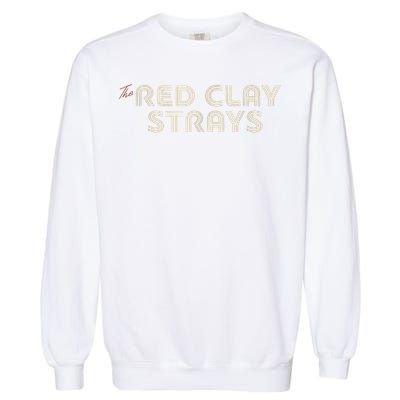 Red Clay Strays Retro Quote Style Garment-Dyed Sweatshirt