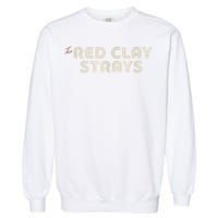 Red Clay Strays Retro Quote Style Garment-Dyed Sweatshirt