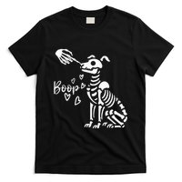 Retro Cute Skeleton Hand Boop Dog T-Shirt