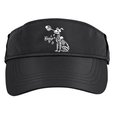 Retro Cute Skeleton Hand Boop Dog Adult Drive Performance Visor