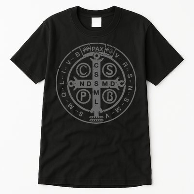 Religious Catholic St. Benedict Medal Christian Tall T-Shirt