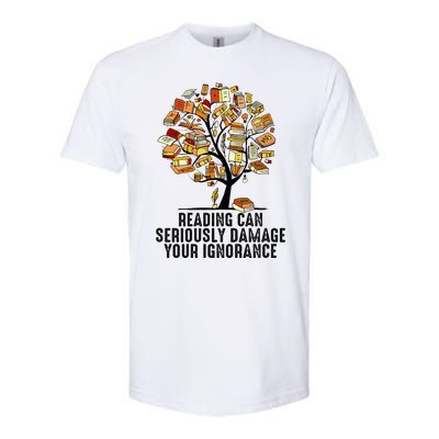 Reading Can Seriously Damage Your Ignorance Book Lover Softstyle CVC T-Shirt