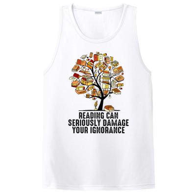 Reading Can Seriously Damage Your Ignorance Book Lover PosiCharge Competitor Tank