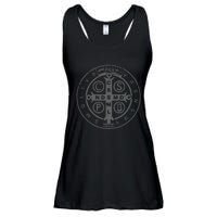 Religious Catholic St. Benedict Medal Christian Ladies Essential Flowy Tank