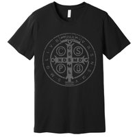 Religious Catholic St. Benedict Medal Christian Premium T-Shirt