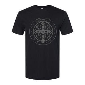 Religious Catholic St. Benedict Medal Christian Softstyle CVC T-Shirt