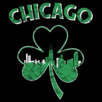 Retro Chicago St Patricks Day Shamrock Gift Sustainable Bucket Hat