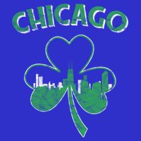 Retro Chicago St Patricks Day Shamrock Gift Magnet