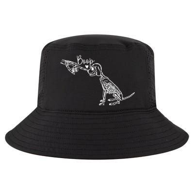 Retro Cute Skeleton Hand Boop Dog Funny Halloween Cool Comfort Performance Bucket Hat