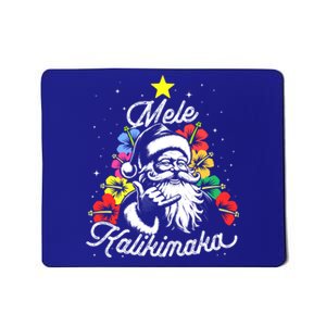 Retro Christmas Surf Mele Kalikimaka Santa Shaka Hawaii Great Gift Mousepad