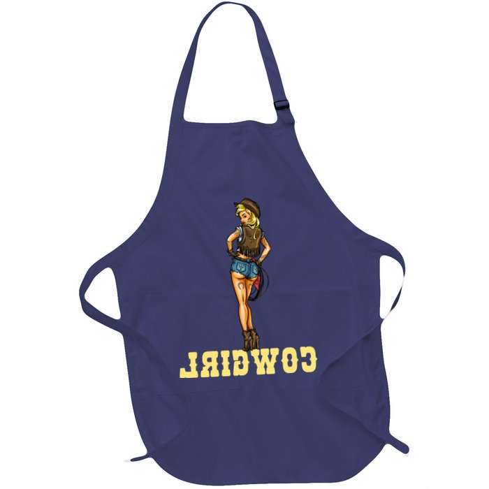 Reverse Cowgirl Sexy Lady Logo Apron
