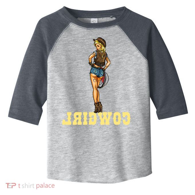 Reverse Cowgirl Sexy Lady Logo Toddler Fine Jersey T-Shirt