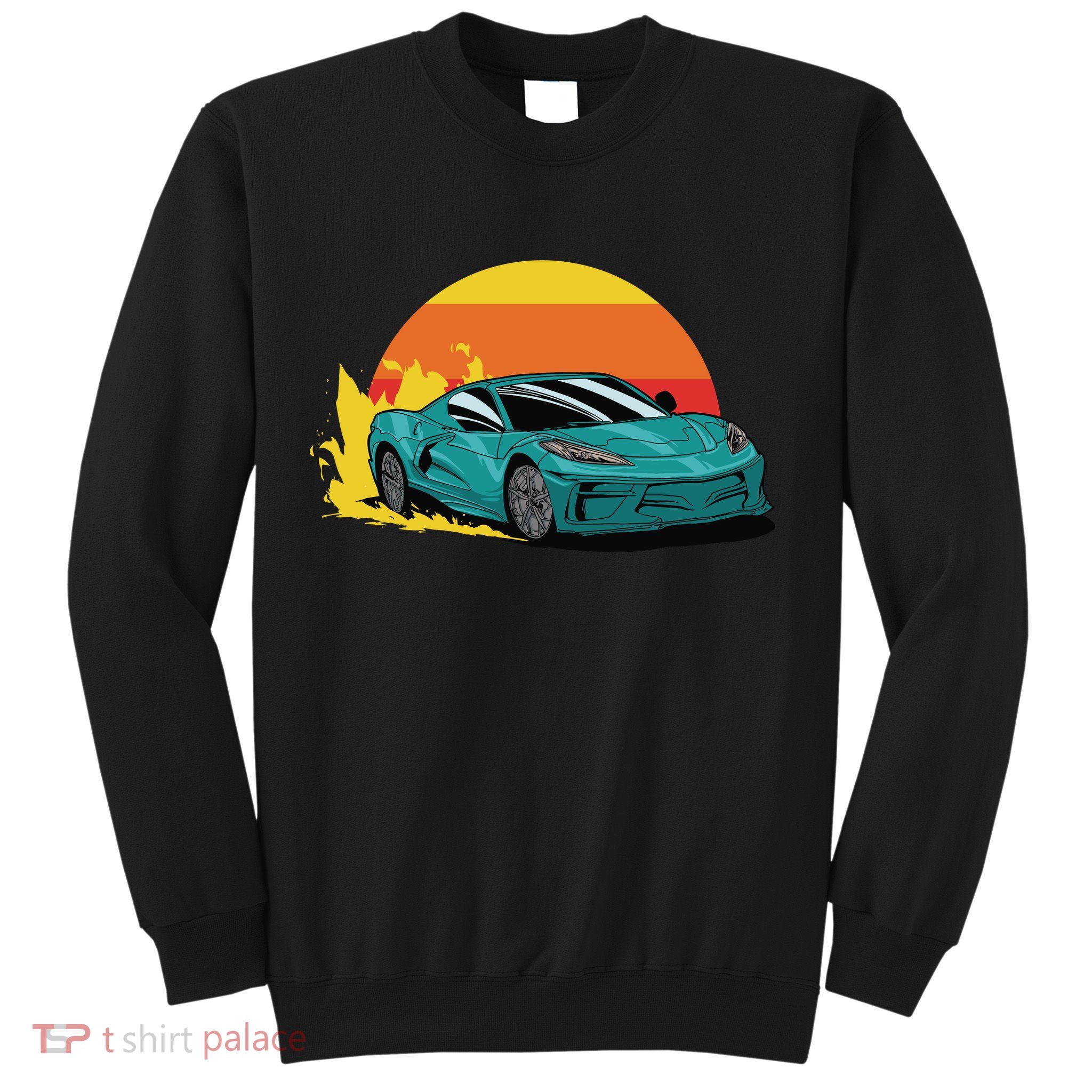 Race Car Sunset Sweatshirt
