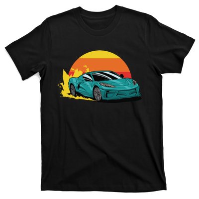 Race Car Sunset T-Shirt