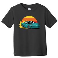 Race Car Sunset Toddler T-Shirt