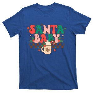 Retro Christmas Santa Clause Reindeer Jolly Tis The Season Gift T-Shirt