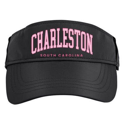 Retro Charleston South Carolina Preppy Throwback Girl Adult Drive Performance Visor