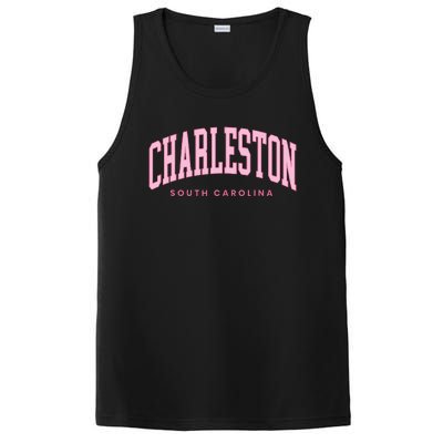 Retro Charleston South Carolina Preppy Throwback Girl PosiCharge Competitor Tank