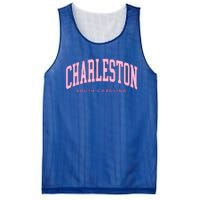 Retro Charleston South Carolina Preppy Throwback Girl Mesh Reversible Basketball Jersey Tank