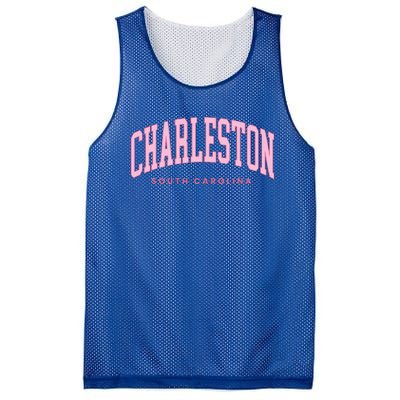 Retro Charleston South Carolina Preppy Throwback Girl Mesh Reversible Basketball Jersey Tank