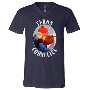 Retro Christmas Special Cornelius Of The Yukon V-Neck T-Shirt