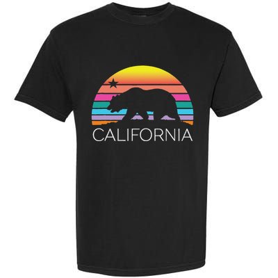 Retro California Surf Vintage Beach Cali 80s Venice Palm Sun Garment-Dyed Heavyweight T-Shirt
