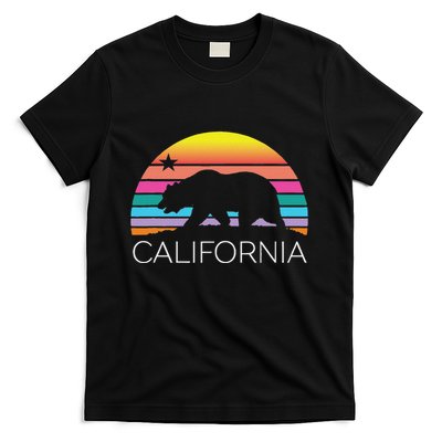 Retro California Surf Vintage Beach Cali 80s Venice Palm Sun T-Shirt