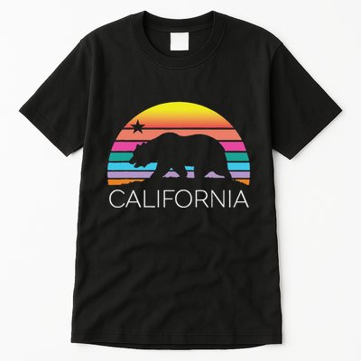 Retro California Surf Vintage Beach Cali 80s Venice Palm Sun Tall T-Shirt