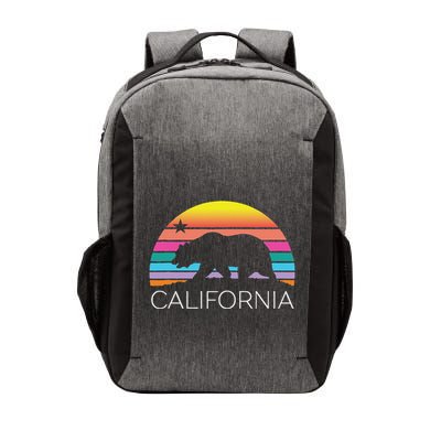 Retro California Surf Vintage Beach Cali 80s Venice Palm Sun Vector Backpack