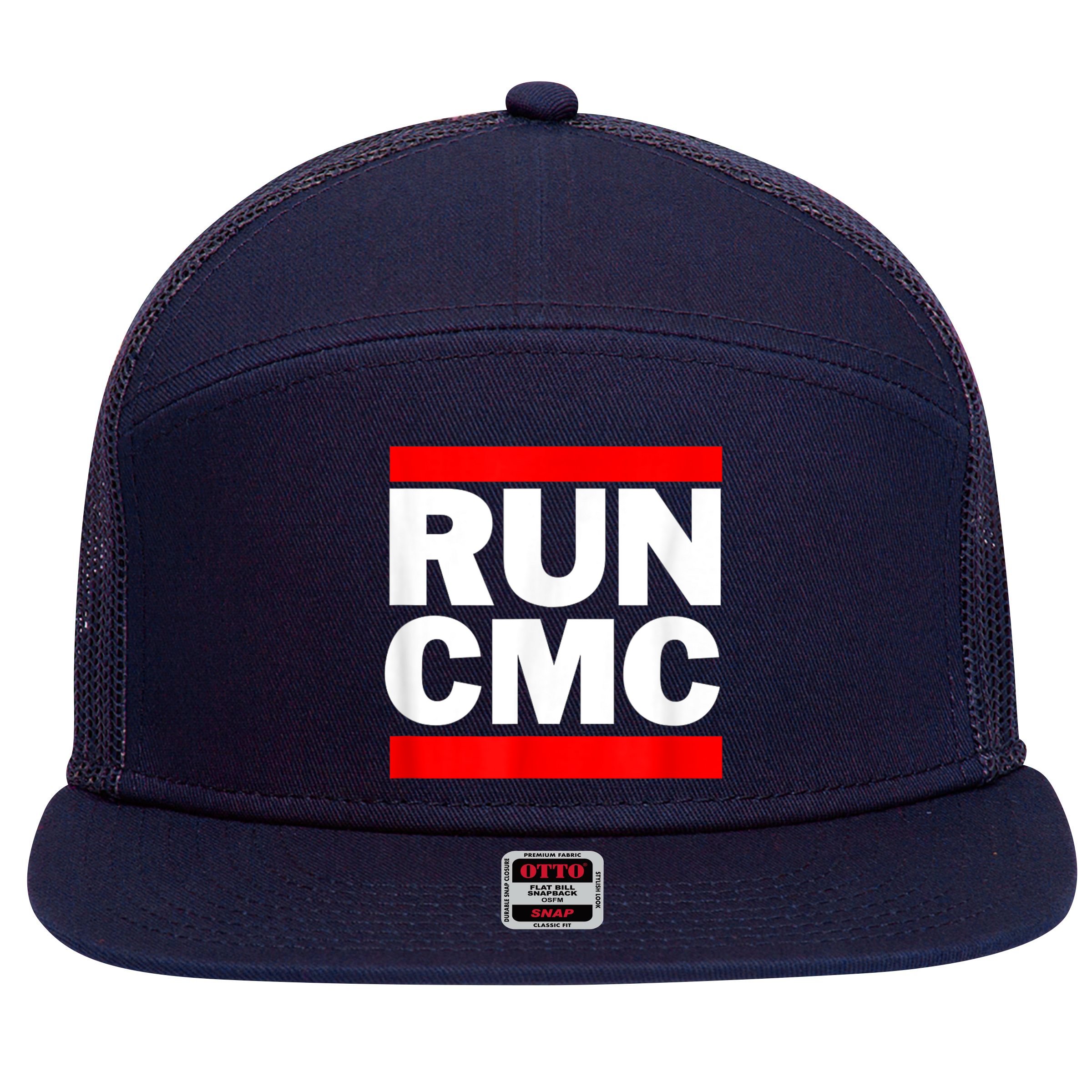 Run CMC San Francisco 7 Panel Mesh Trucker Snapback Hat