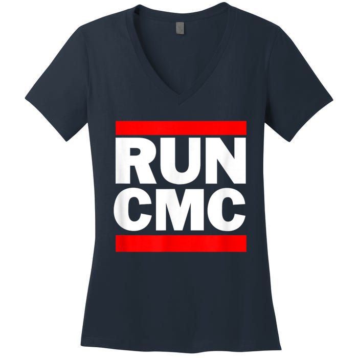 Run CMC San Francisco Women's V-Neck T-Shirt