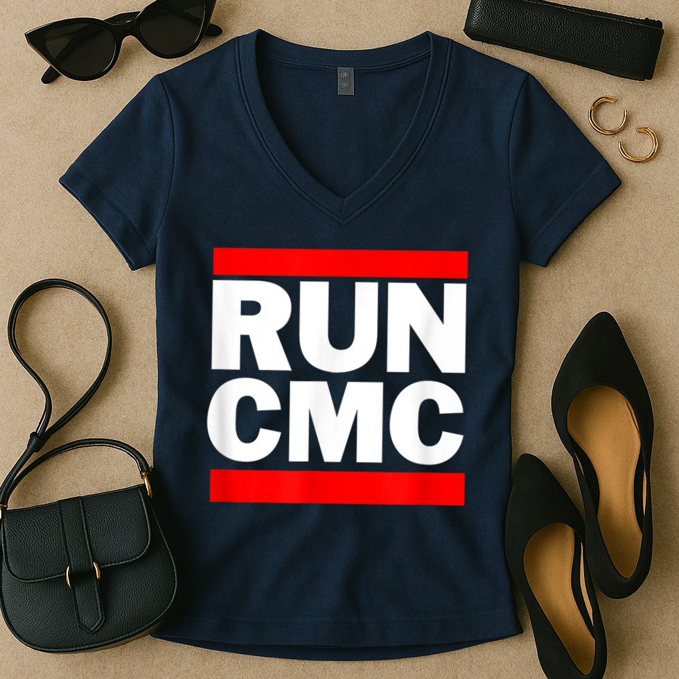 Run CMC San Francisco Women's V-Neck T-Shirt