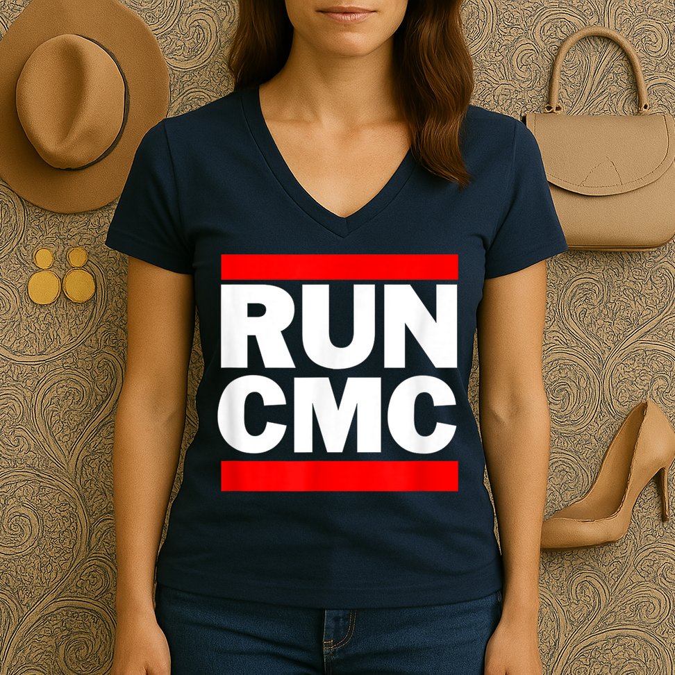 Run CMC San Francisco Women's V-Neck T-Shirt