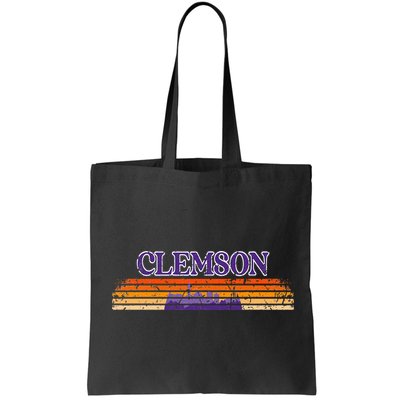 Retro Clemson SC 80s Grunge Vintage Bag