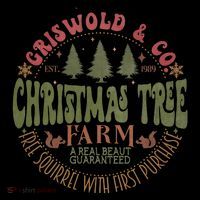 Retro Christmas Tree Farm Funny Holiday Vibes Poster