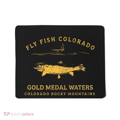 Retrostyle Colorado Trout Fly Fishing Mousepad