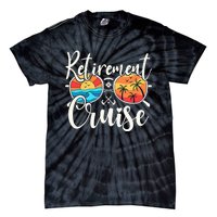 Retired Cruising Trip Vacation Retirement Cruise 2024 Tie-Dye T-Shirt