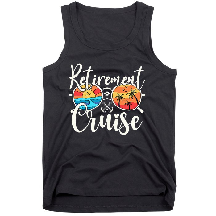 Retired Cruising Trip Vacation Retirement Cruise 2024 Tank Top