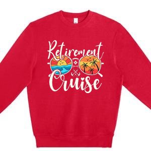 Retired Cruising Trip Vacation Retirement Cruise 2024 Premium Crewneck Sweatshirt