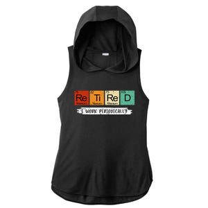 Retired Chemistry Teacher Science Retirement Gifts Chemistry Ladies PosiCharge Tri-Blend Wicking Draft Hoodie Tank