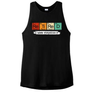 Retired Chemistry Teacher Science Retirement Gifts Chemistry Ladies PosiCharge Tri-Blend Wicking Tank