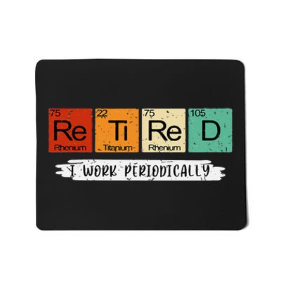 Retired Chemistry Teacher Science Retirement Gifts Chemistry Mousepad