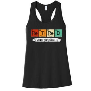 Retired Chemistry Teacher Science Retirement Gifts Chemistry Women's Racerback Tank