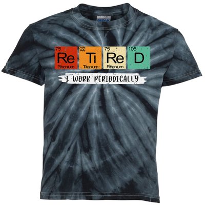 Retired Chemistry Teacher Science Retirement Gifts Chemistry Kids Tie-Dye T-Shirt