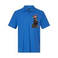 Rottweiler Christmas Tree Light Pajama Dog Xmas Great Gift Softstyle Adult Sport Polo