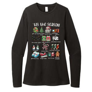 Retro Christmas Tis The Season Womens CVC Long Sleeve Shirt